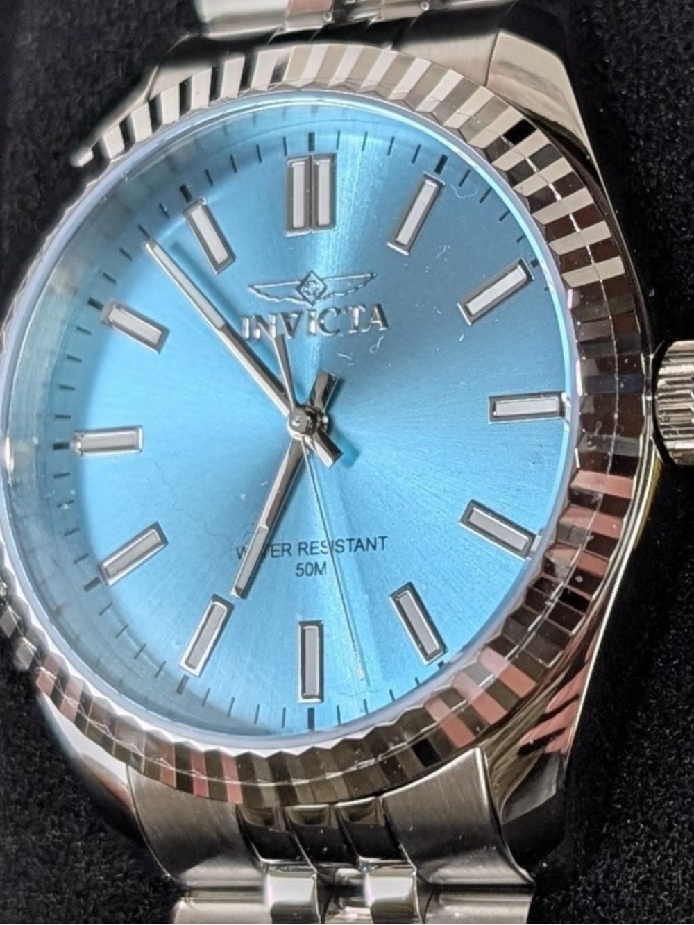Invicta Silver Bracelet Watch with Tiffany Blue Dial - Picture 2 of 3